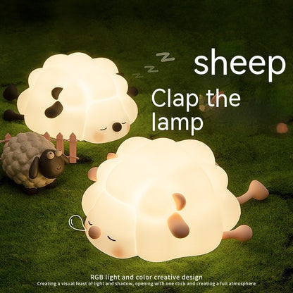 Cute Silicone Night Lights Sheep Cartoon