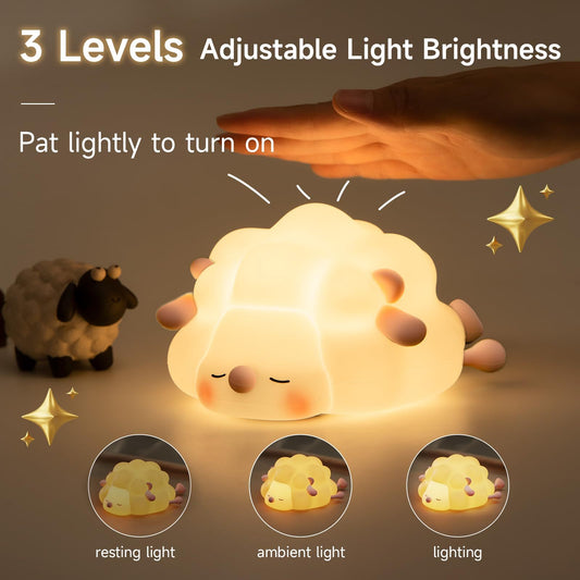 Cute Silicone Night Lights Sheep Cartoon