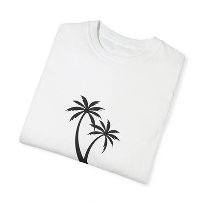 Unisex Garment-Dyed T-shirt with Miami style