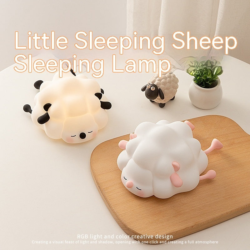 Cute Silicone Night Lights Sheep Cartoon