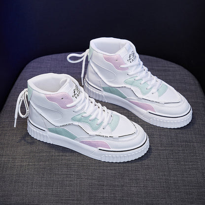 Women's High Top White Shoes