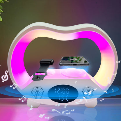 6 In 1 Smart Remote Control Bluetooth Ambience Intelligent LED Table Lamp and Bluetooth Speaker