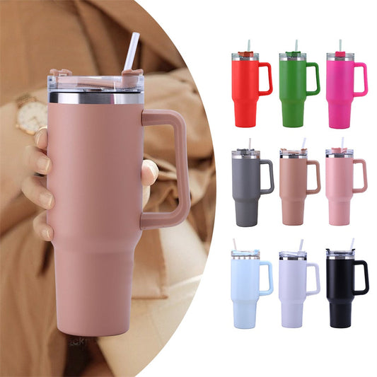 40oz Portable Stainless Water Bottle With Handle