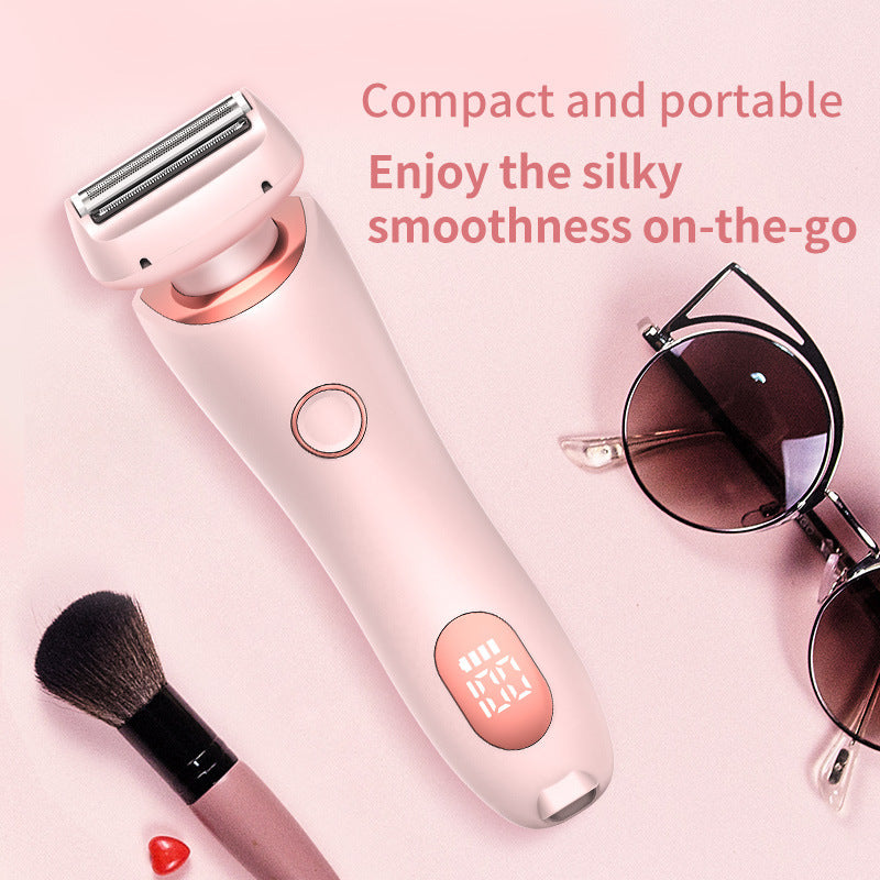 Women's 2 In 1 Hair Removal Epilator USB Rechargeable Trimmer