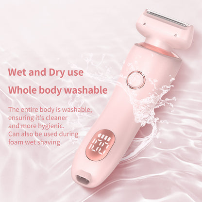 Women's 2 In 1 Hair Removal Epilator USB Rechargeable Trimmer