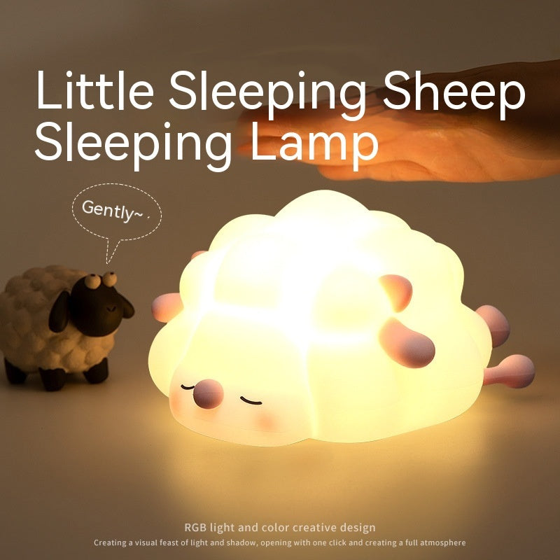 Cute Silicone Night Lights Sheep Cartoon